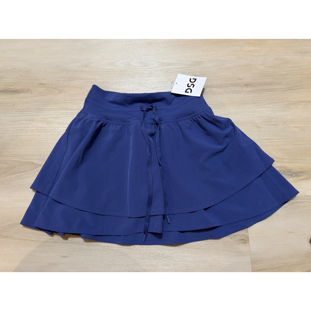 NWT DSG‎ Women's Stride Skort in Indigo Purple Size XXS Skirt With Shorts